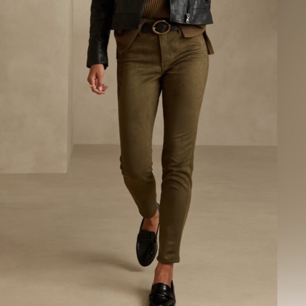 Olive Skinny Pants